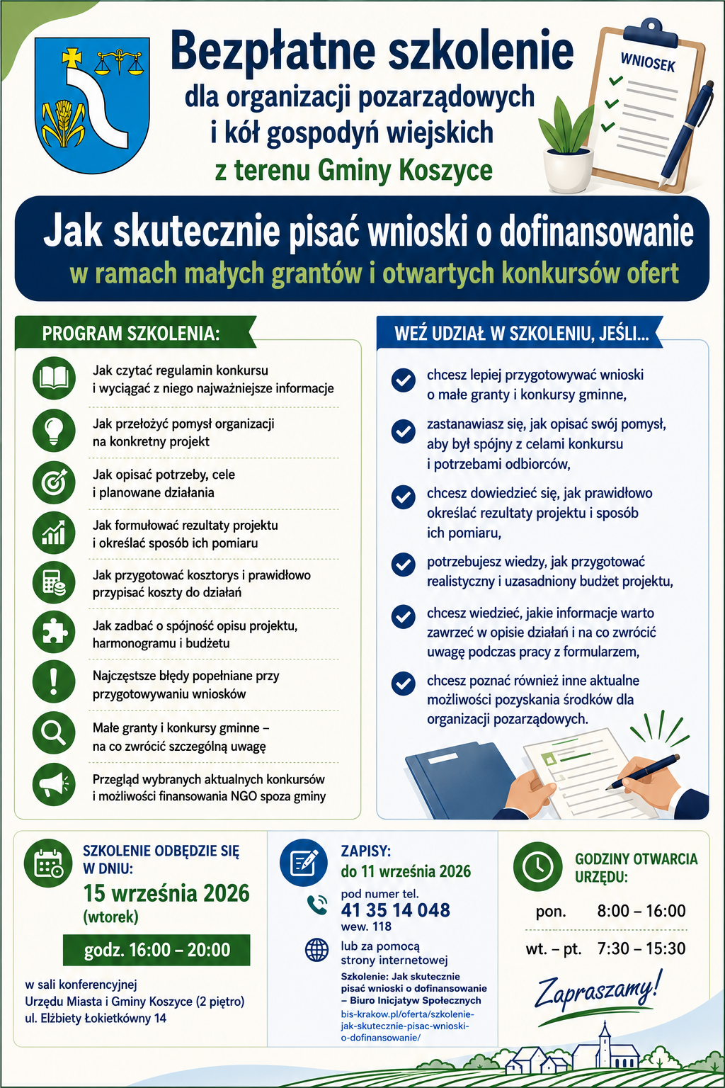 https://koszyce.gmina.pl/koszyce_2025/web/uploads/pub/news/news_1356/text/Plakat SZKOLENIE ngo.png https://koszyce.gmina.pl/koszyce_2025/web/uploads/pub/news/news_1356/text/Plakat SZKOLENIE ngo.png