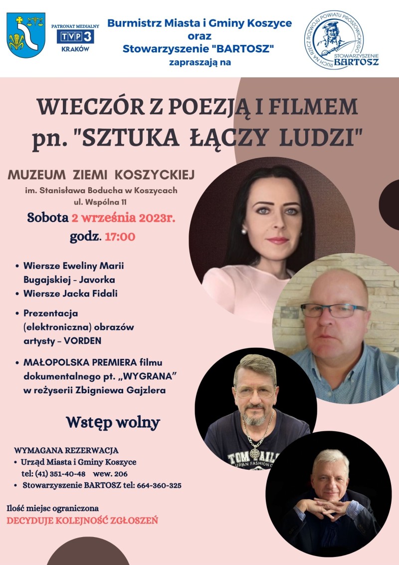 Wieczór z poezją i filmem pn. 