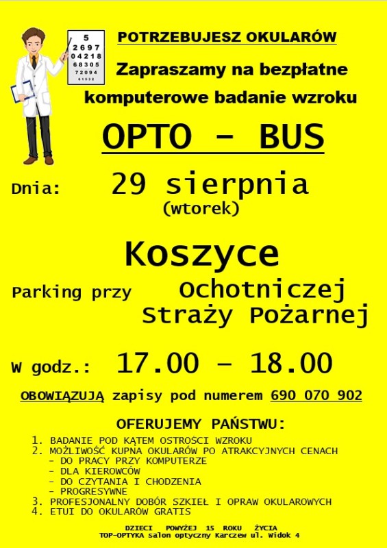 bezpłatne komputerowe badanie wzroku