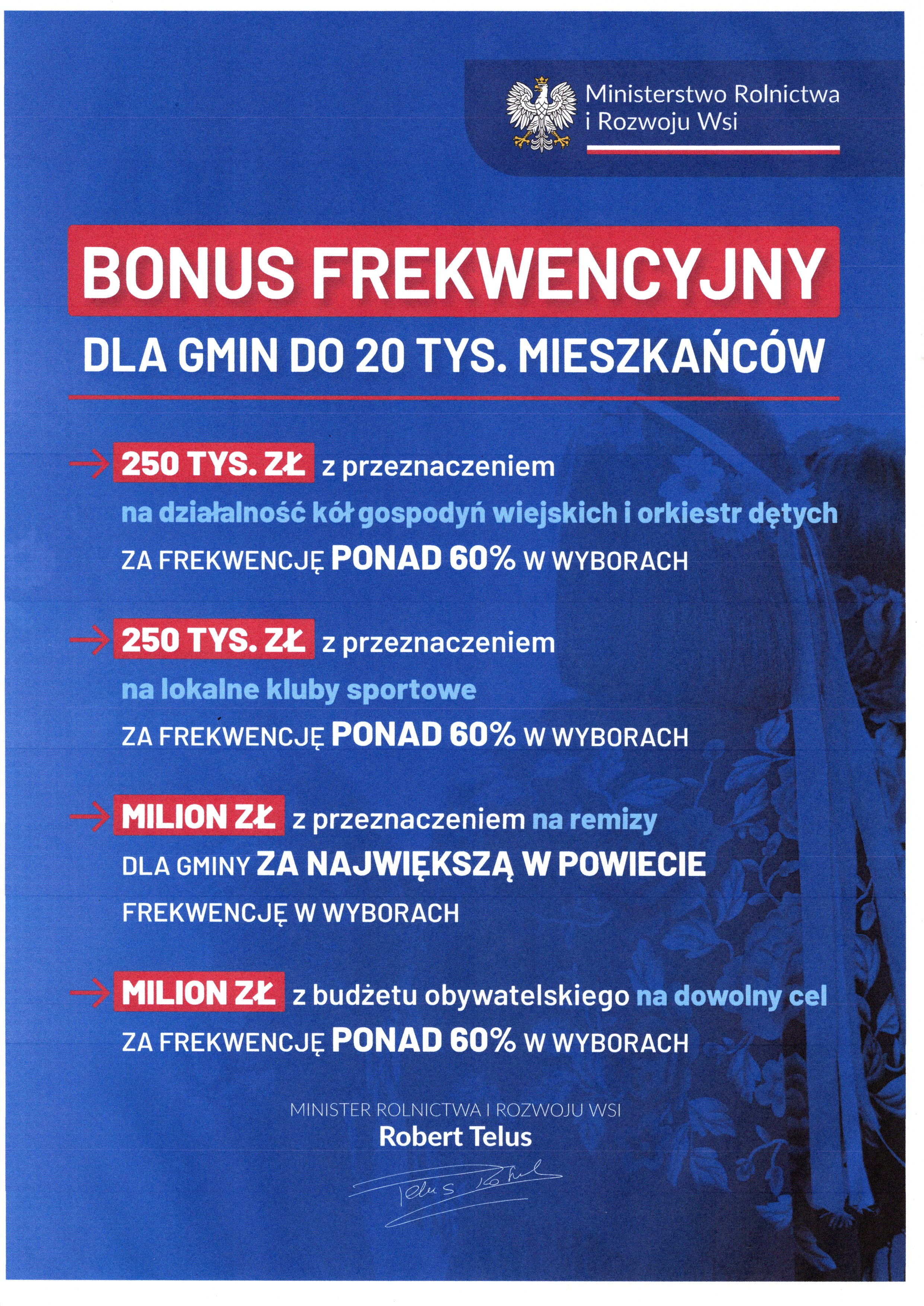 Bonus frekwencyjny 