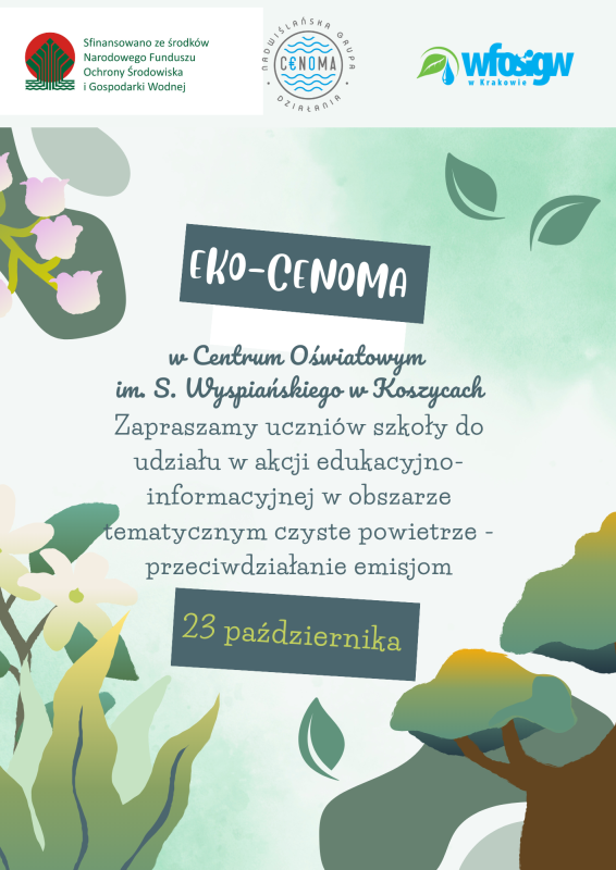 Eko Cenoma w Centrum Oświatowym im. S. Wyspiańskiego w Koszycach