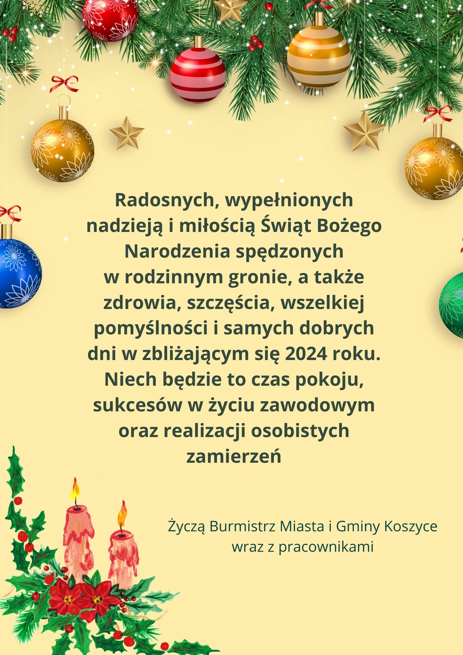 życzenie świąteczno-noworoczne