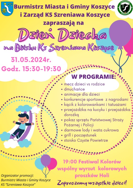 Dzień Dziecka w Gminie Koszyce