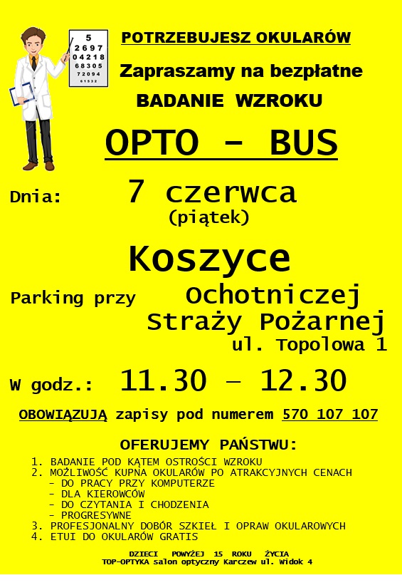 Bezpłatne badanie wzroku