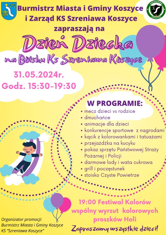 Dzień Dziecka w Gminie Koszyce